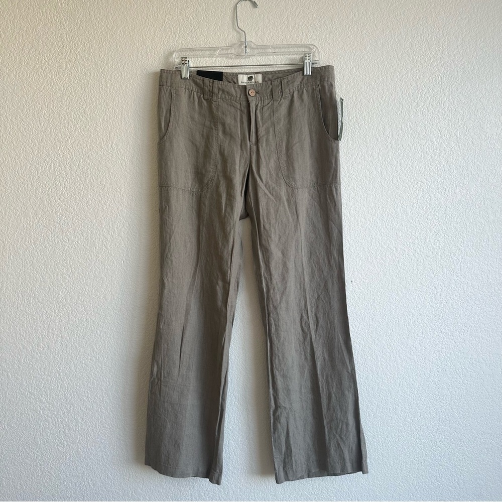 Banana Republic Ryan Fit 100% Organic Linen Size 8